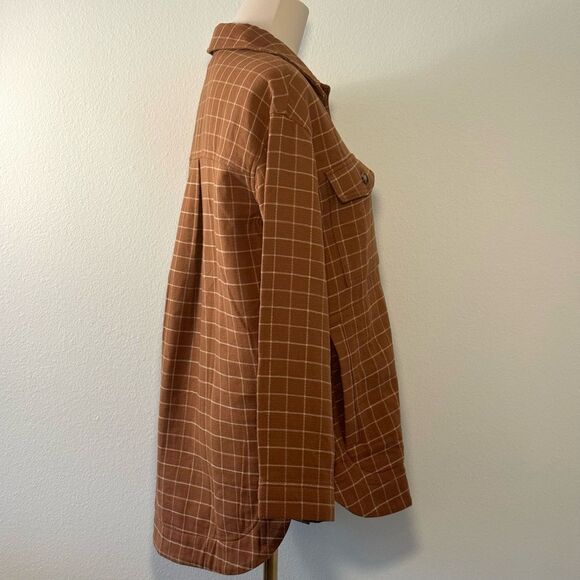 NWT Madewell Waffleback Branner Shirt Jacket in Windowpane Women’s Size XS - Picture 13 of 14
